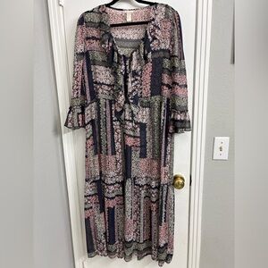 Floral Patchwork Cato Dress
